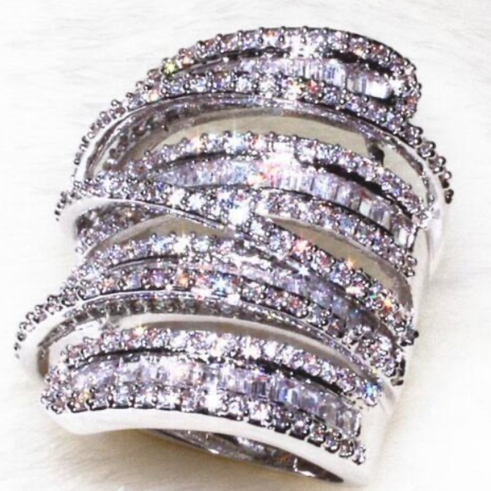 New Silver Wide Ring - Picture 3 of 5